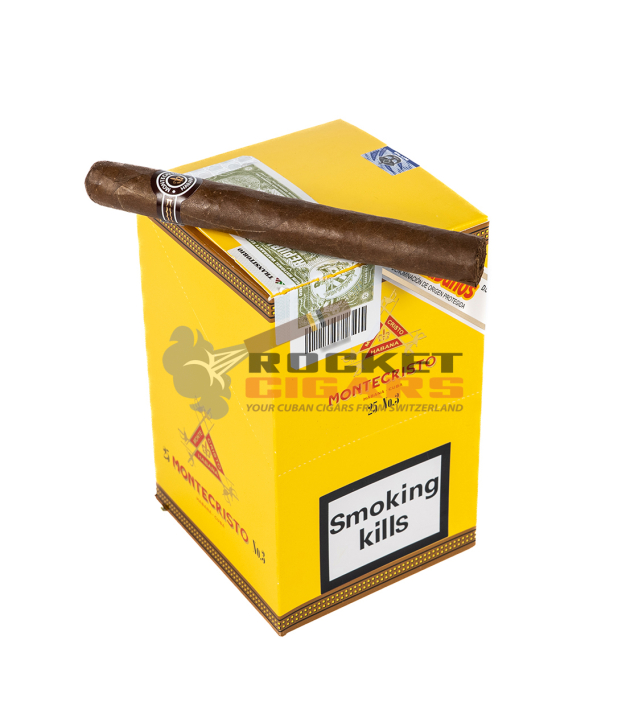 Rocket Cigar on top Montecristo No. 3 (5x5)
